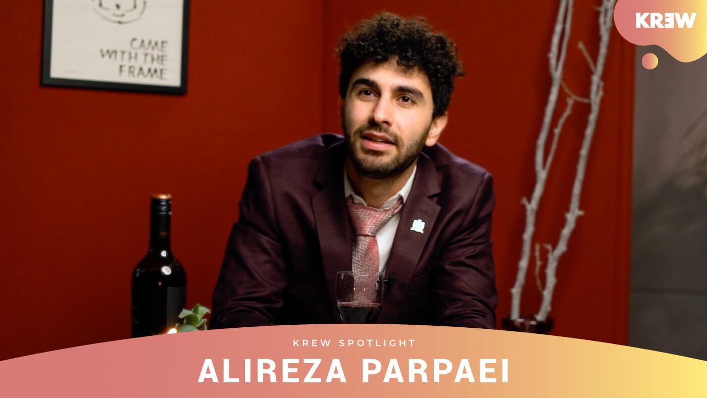 Alireza Parpaei KREW community of creative entrepreneurs The hague Netherlands marketing video producer coo agency